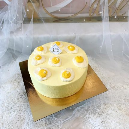 Fried Egg Delight: Unique Cake Design by iCake in Melbourne