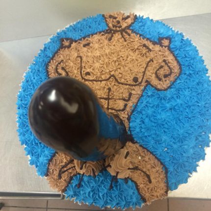 Indulge in Unique Delights with iCake's Muscular Man's Penis Cake!