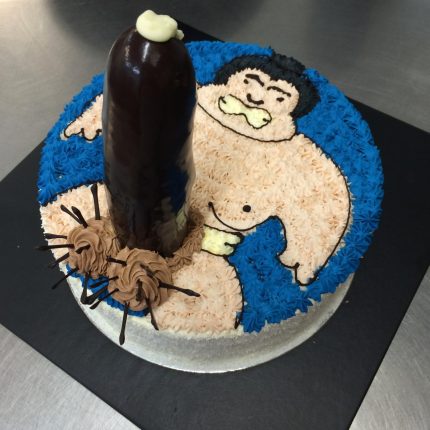 Sumo‘s Penis Cake - iCake Melbourne