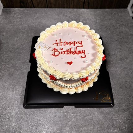 Charm in Every Slice: Vintage Bow Cake - iCake Melbourne
