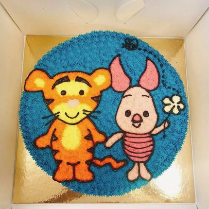 Delightful Tigger and Piglet Cake Design | iCake