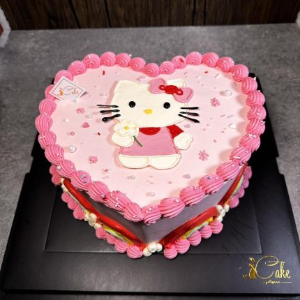 Delightful Rainbow Hello Kitty Cake by iCake