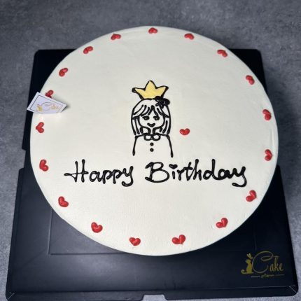Delightful Girl Image Drawing Cake | iCake Melbourne
