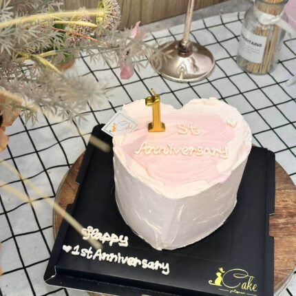 Express Love Deliciously: Number and Heart Wording Cake | iCake Melbourne
