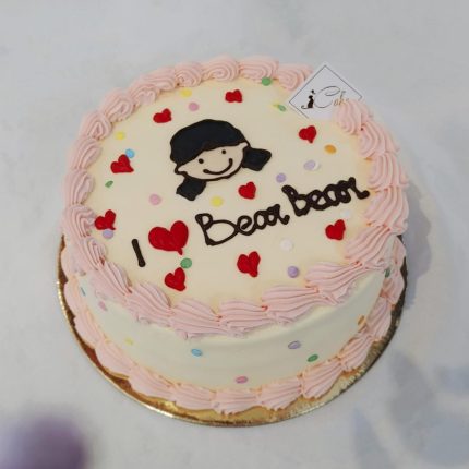 Sweet Artistry: Girl Image Drawing Cake | iCake Melbourne