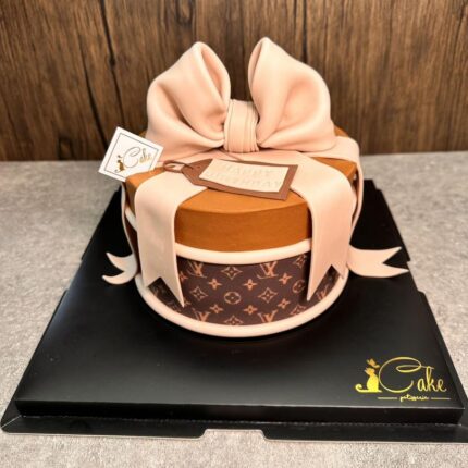 Elevate Luxury Celebrations: LV Gift Box Cake | iCake Melbourne