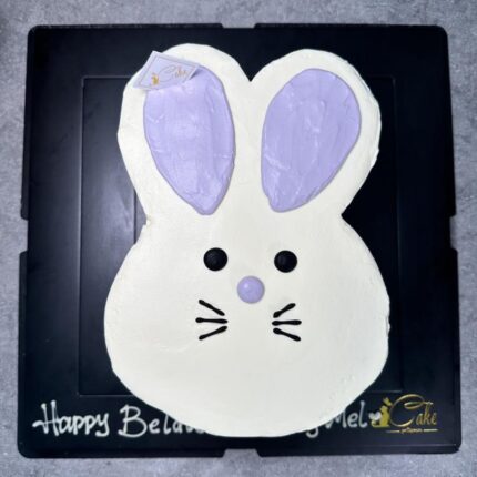 Sweet Delight: Adorable Violet Rabbit Cake Design by iCake in Melbourne