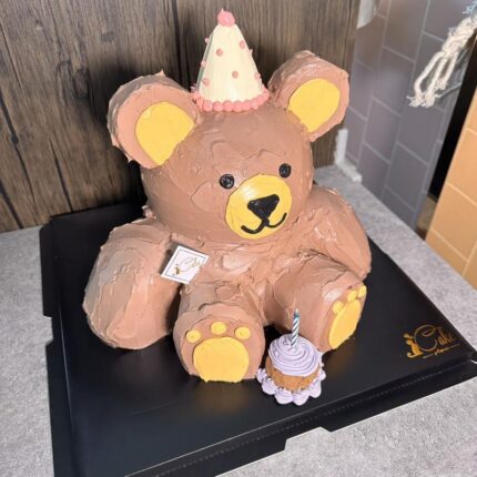 Cuddle Up to Sweetness: Birthday Teddy Bear Cake | iCake Melbourne