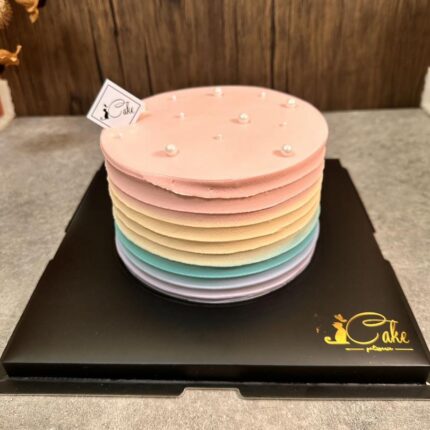 Indulge in Vibrant Delight: iCake's Exquisite Multi-Color Cake Creations