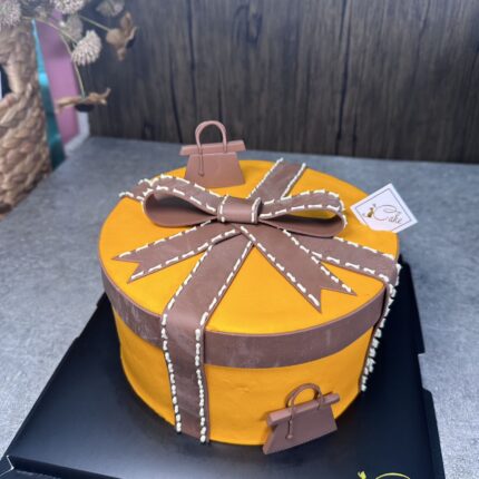Elegant Epsom Hermes Inspired Cake Design | iCake Melbourne