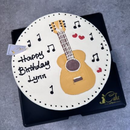 Strumming Sweetness: Unveiling Our Guitar Cake - A Melodic Masterpiece for Music Lovers