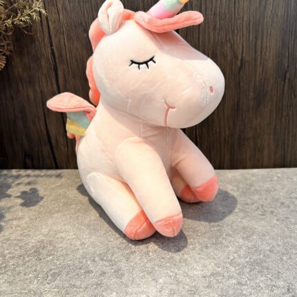 Delightful Pink Unicorn Plush Toy – A Magical Cake Gift Add-On｜iCake Melbourne