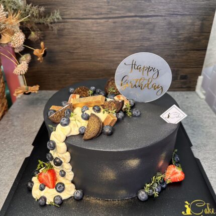 Decadent Indulgence: iCake's Black Fruity Oreo Chocolate Chiffon Delight in Melbourne