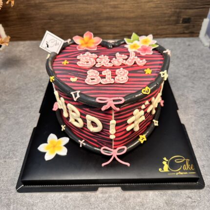 Elegance Unleashed: iCake's Black Powder Leopard Cake