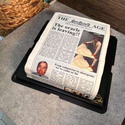 Capture Memories with Our Personalized Photo Cake Newspaper Edition