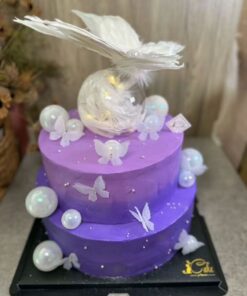 Indulge in Elegance with iCake's Dreamy Purple Butterfly Cake | Melbourne
