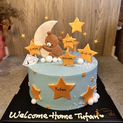 Dreamy Delights: Sleeping Bear Cake by iCake Melbourne
