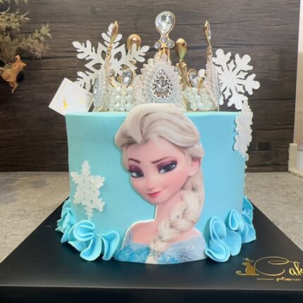Elsa Crown Cake Design | iCake Melbourne