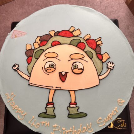 Taco Drawing Cake | Unique Custom Cakes in Melbourne - iCake