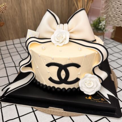 Elevate Luxury Celebrations: Chanel Gift Box Cake | iCake Melbourne