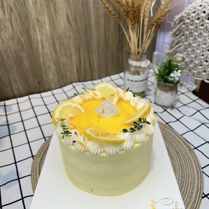 Sunny Delight: Lemon Yuzu Chiffon Cake | iCake Melbourne