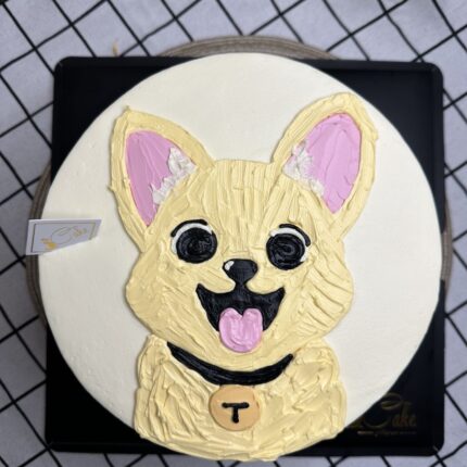 Adorable Corgi Portrait Cake Tail-Wagging Delight – iCake Melbourne