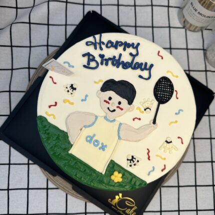 Smash into Fun with Our Badminton Theme Cake| iCake Melbourne