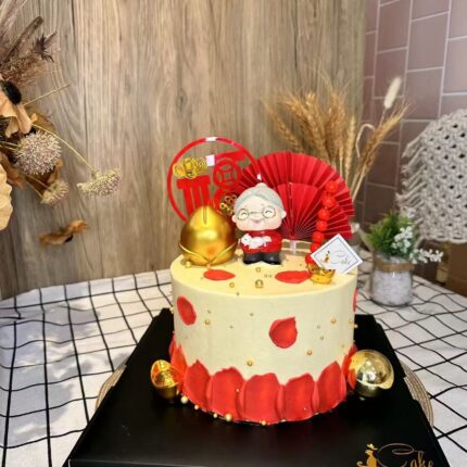 Elegant Longevity Grandma Cake – Celebrate with a Traditional Blessing | iCake Melbourne
