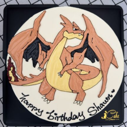 Custom Charizard Birthday Cake – A Pokémon Delight at iCake Melbourne