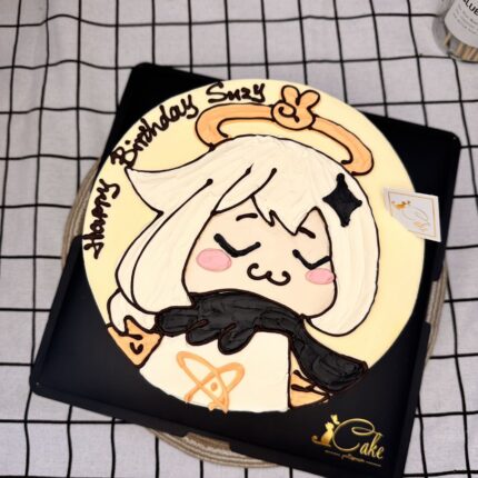 Paimon-Inspired Customised Cake – A Sweet Tribute to Genshin Impact｜iCake Melbourne