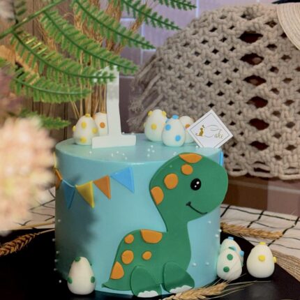 Dinosaur-Themed Birthday Cake – A Roaring Good Time | iCake Melbourne