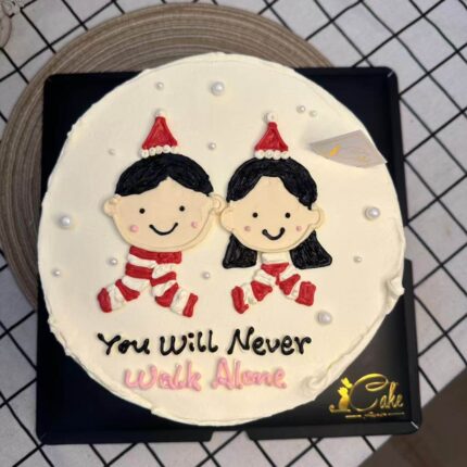 You Will Never Walk Alone Couple Cake | iCake Melbourne