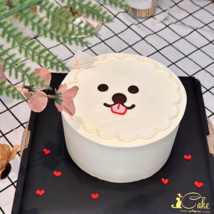 Snuggle Pup Cake – Jellycat-Inspired Dog Cake