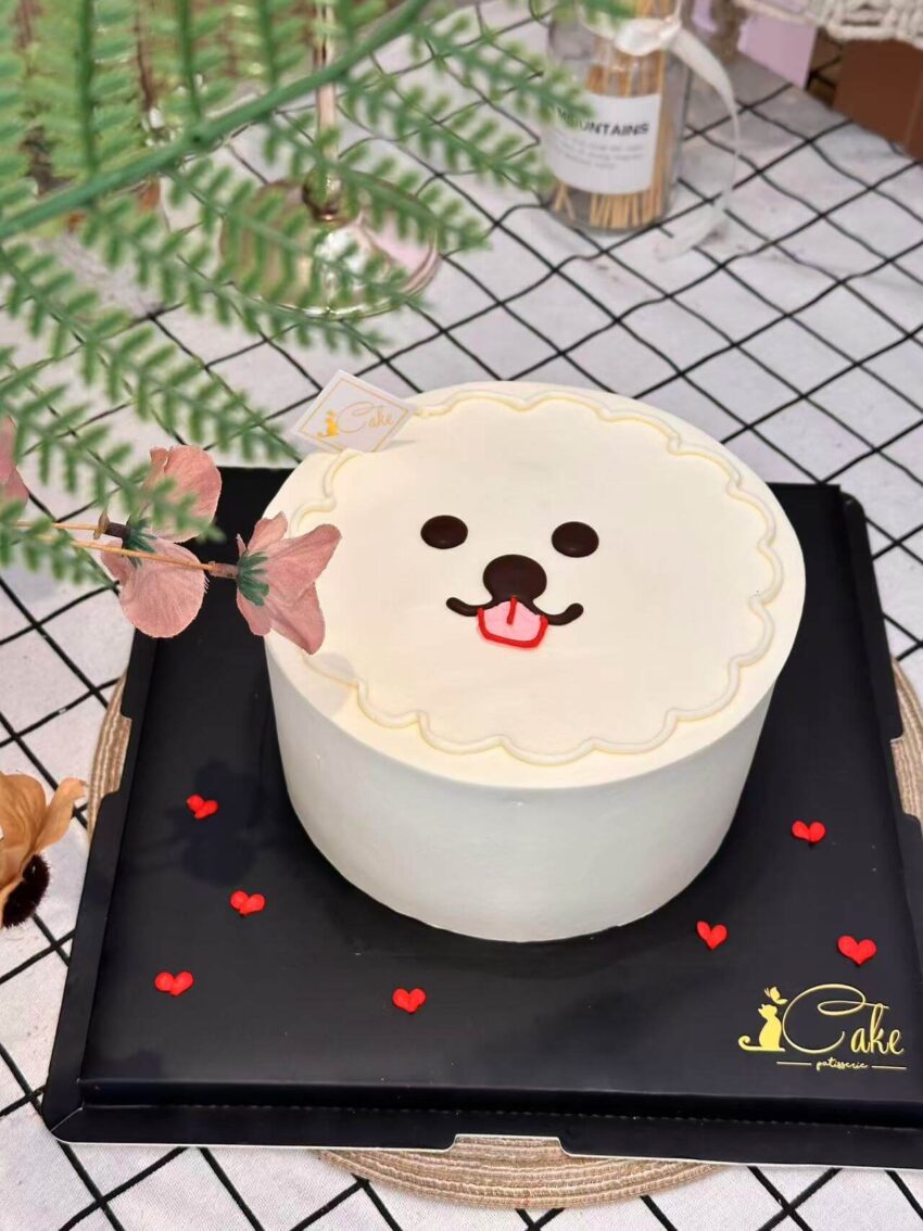 Snuggle Pup Cake – Jellycat-Inspired Dog Cake