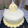 Cute Chicken Cartoon Cake