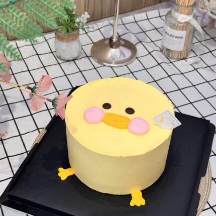 Little Yellow Duck Cake – Flat Hand-Painted Duck Cake in Melbourne