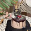 Chocolate Drip Fruit Cake