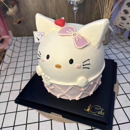 Hello Kitty Birthday Cake – Cute 3D Cat Cake for Kitty Lovers