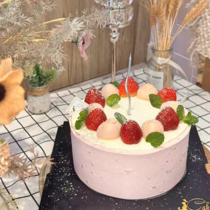 Strawberry Lychee Cake Melbourne – Fresh, Fruity and Elegant | iCake