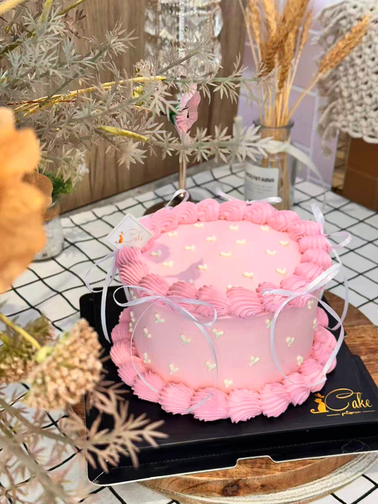 Sweetheart Ribbon Cake – iCake Melbourne - Image 2