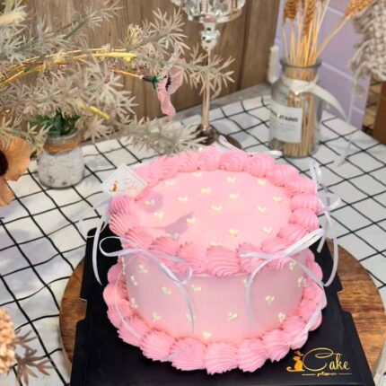 Sweetheart Ribbon Cake – iCake Melbourne