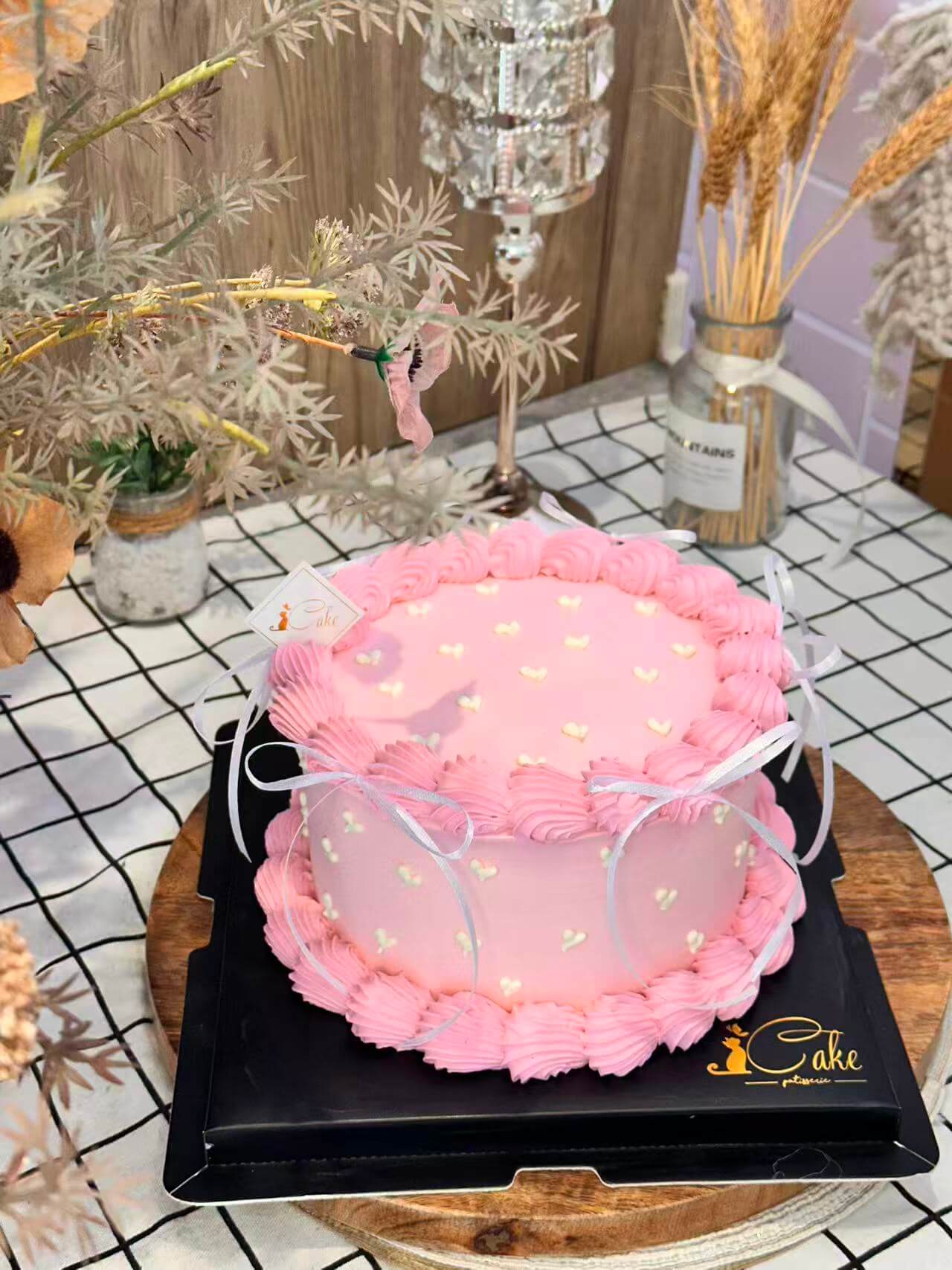 Sweetheart Ribbon Cake – iCake Melbourne