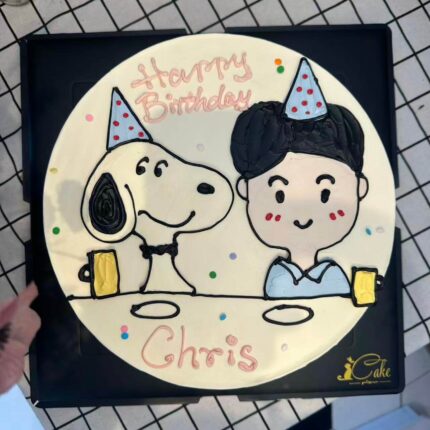Snoopy Cake Melbourne – Custom Birthday Cakes by iCake