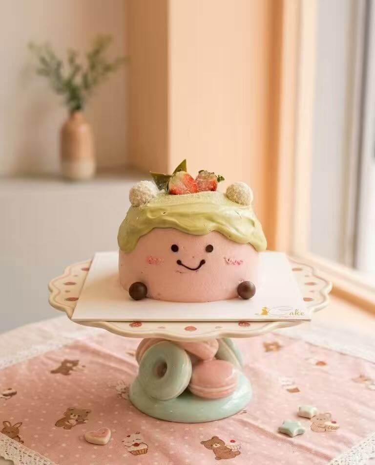 Ex-Boyfriend Chiffon Cake | Matcha & Strawberry