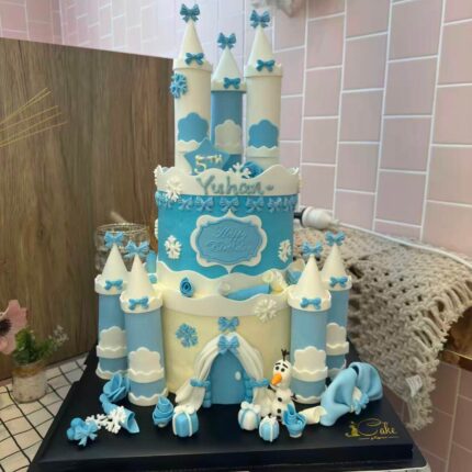 iCake Frozen Castle Cake