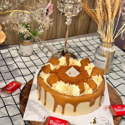 Biscoff Crepe Cake – Layers of Caramel Bliss by iCake Melbourne