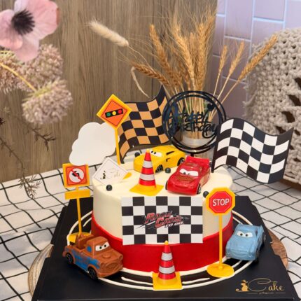 Cars Theme Birthday Cake – iCake Melbourne Exclusive Design