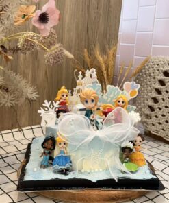 Alternative view of Princess Collection Cake | Elegant Disney-Inspired Princess Cake by iCake Melbourne
