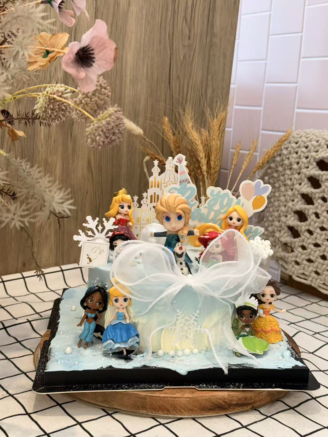 Princess Collection Cake | Elegant Disney-Inspired Princess Cake by iCake Melbourne - Image 2
