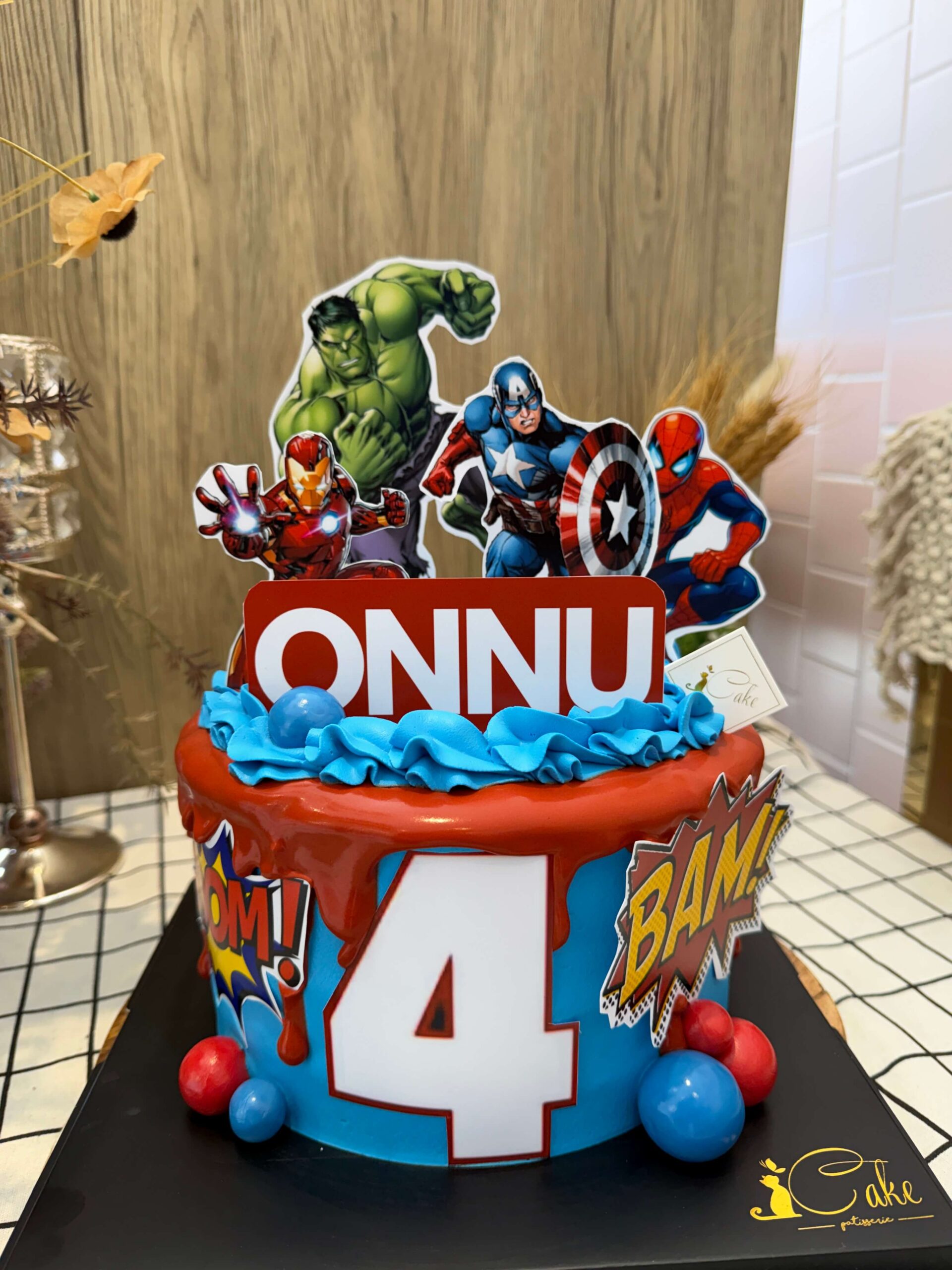 Avengers Superhero Cake - iCake Melbourne - Image 2